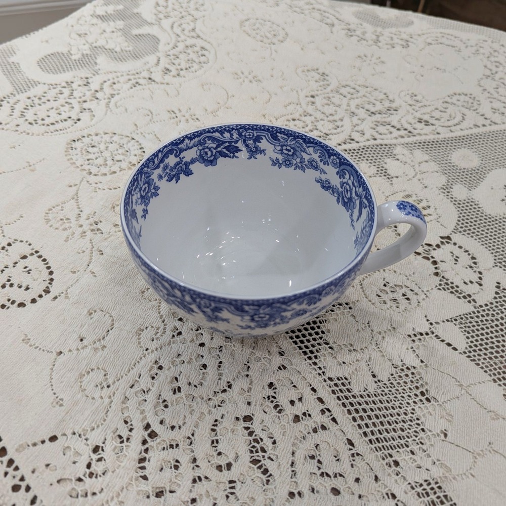 Vintage Spode Jumbo Cup British Flowers Blue Room Collection - Picture 3 of 11